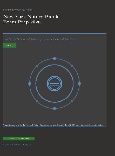 New York Notary Public Exam Prep 2026: Complete Study Guide with Practice Questions and New York Law Review