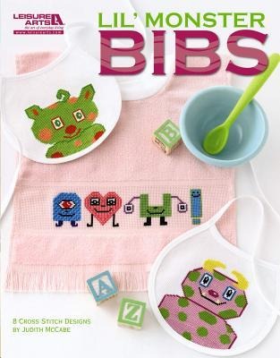 Lil' Monster Bibs: 8 Cross Stitch Designs