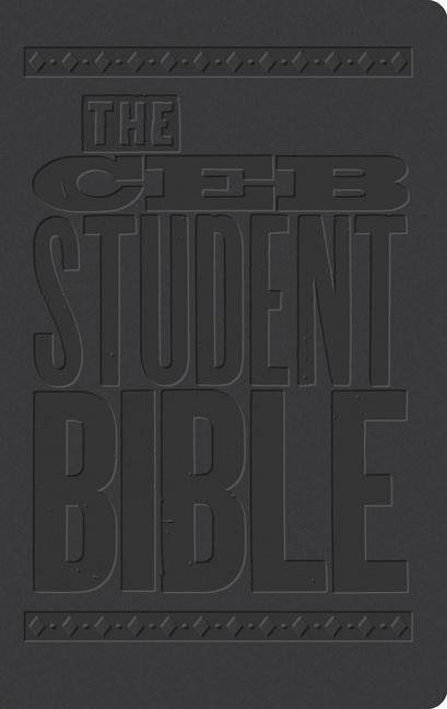 The Ceb Student Bible Black Decotone