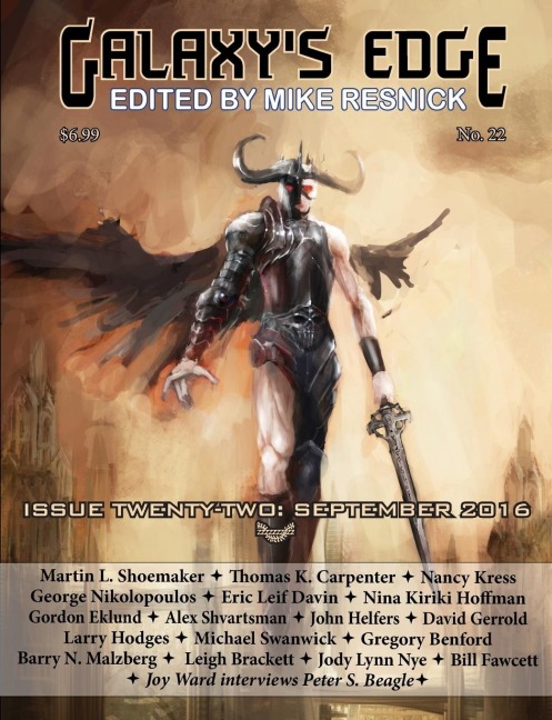 Galaxys Edge Magazine: Issue 22, September 2016