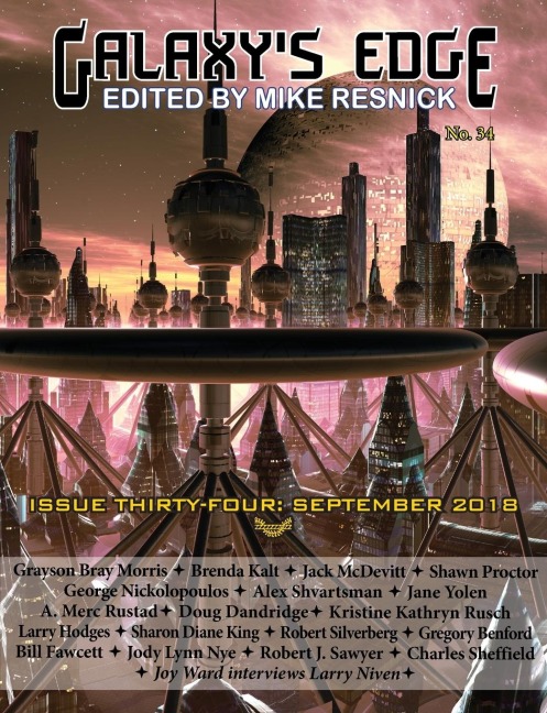 Galaxys Edge Magazine: Issue 34, September 2018