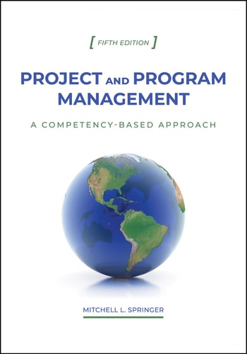 Project and Program Management A Competency-Based Approach