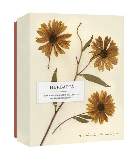 Herbaria: The Pressed Plant Collection of Beatrix Farrand: 12 Notecards and Envelopes