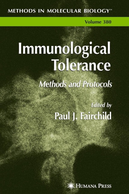 Immunological Tolerance: Methods and Protocols