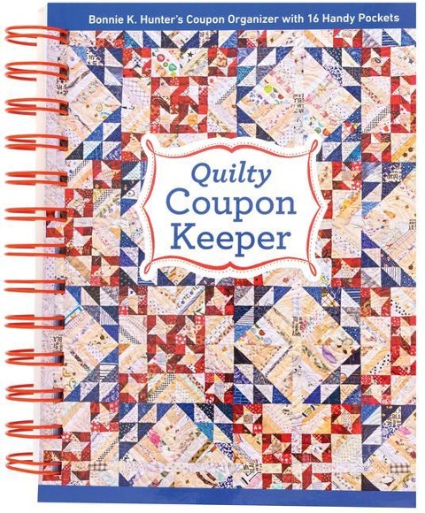 Quilty Coupon Keeper: Bonnie K. Hunters Coupon Organizer with 16 Handy Pockets