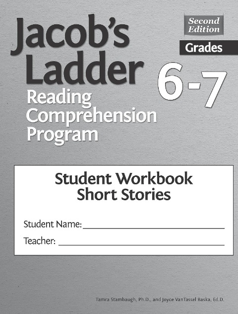 Jacobs Ladder Reading Comprehension Program: Grades 6-7, Student Workbooks, Short Stories (Set of 5)