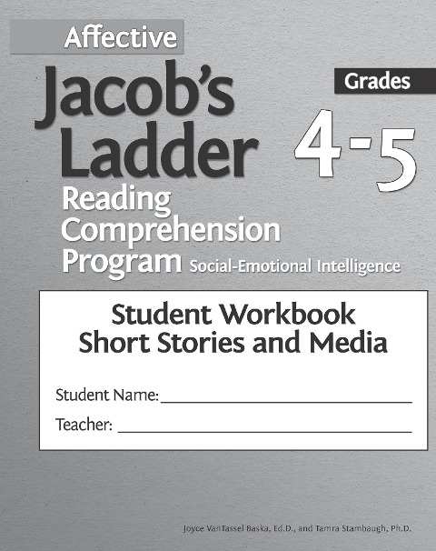 Affective Jacob's Ladder Reading Comprehension Program: Grades 4-5, Student Workbooks, Short Stories and Media (Set of 5)