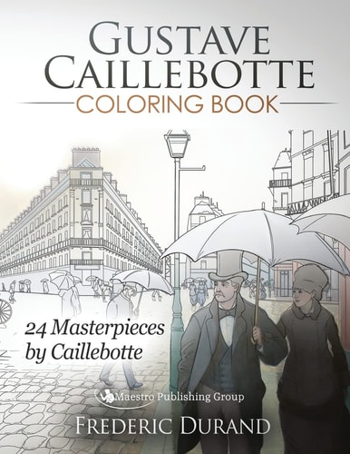 Gustave Caillebotte Coloring Book 24 Masterpieces by Caillebotte
