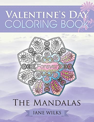 Valentine's Day Coloring Book The Mandalas