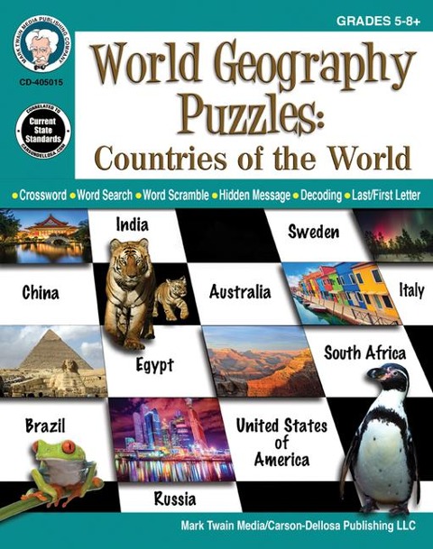 World Geography Puzzles: Countries of the World