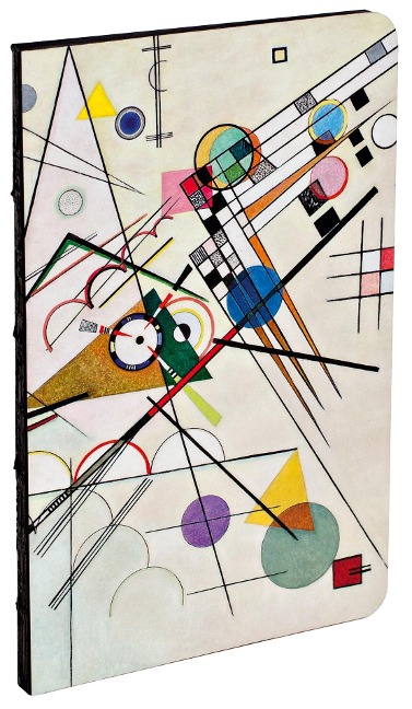 Teneues - Small Bullet Journal: Wassily Kandinsky, Notebook, Composition 8, Abstract Design Artwork, Dot-Grid Paper - 120 Pages: Slim Format Small Bullet Journal with Dot-Grid Pages
