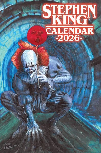 2026 Stephen King Calendar Meet Pennywise: Meeting Stephen King