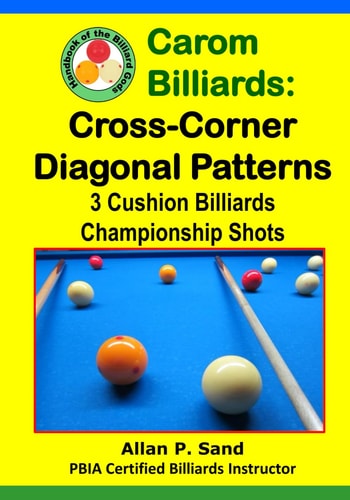 Carom Billiards Cross-Corner Diagonal Patterns: 3-Cushion Billiards Championship Shots