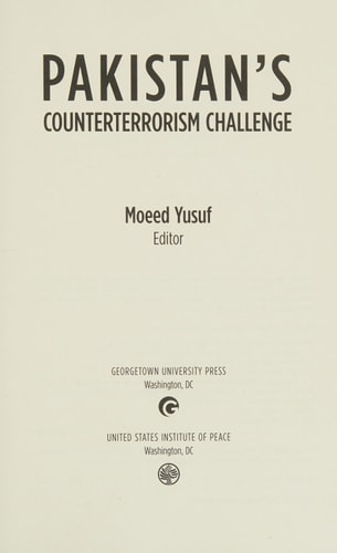 Pakistan's Counterterrorism Challenge