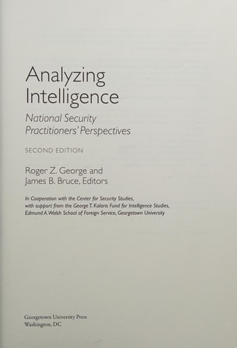 Analyzing Intelligence National Security Practitioners' Perspectives
