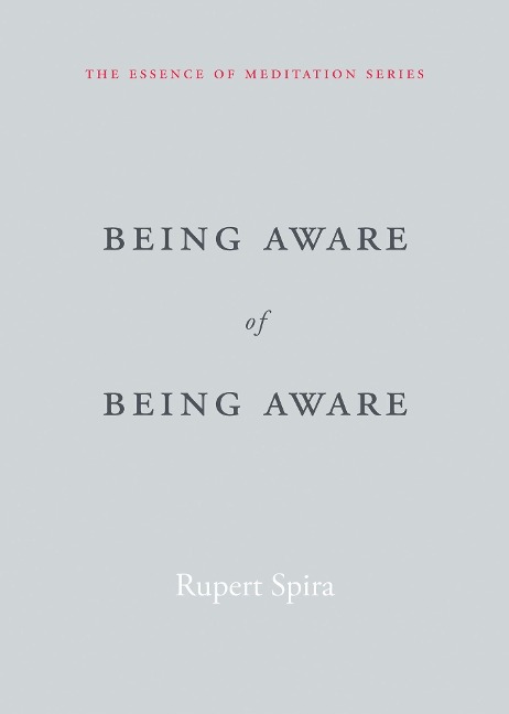 Being Aware of Being Aware: The Essence of Meditation, Volume 1