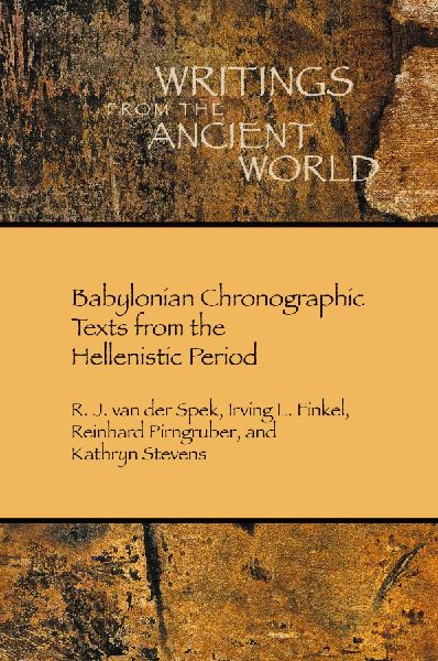 Babylonian Chronographic Texts from the Hellenistic Period