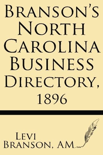 Branson's North Carolina Business Directory, 1896