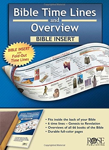 Bible Time Lines and Overview - Bible Insert