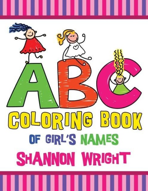 ABC Coloring Book of Girls Names