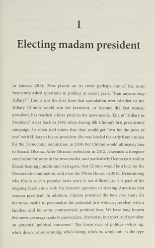 In It to Win Electing Madam President