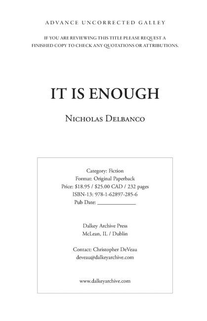 It Is Enough