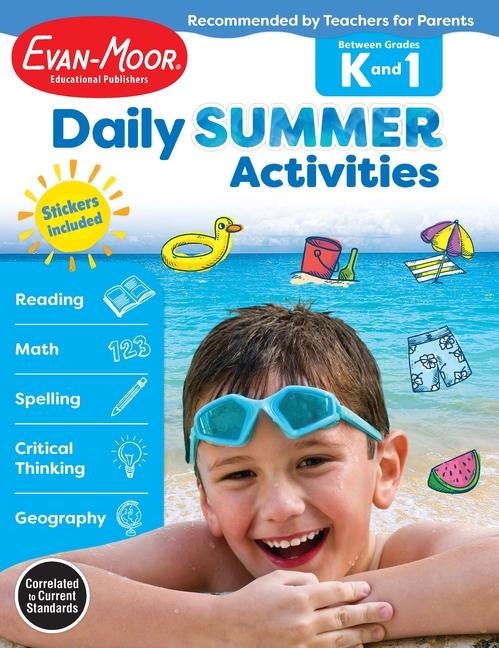 Daily Summer Activities Moving From K To 1St Gr