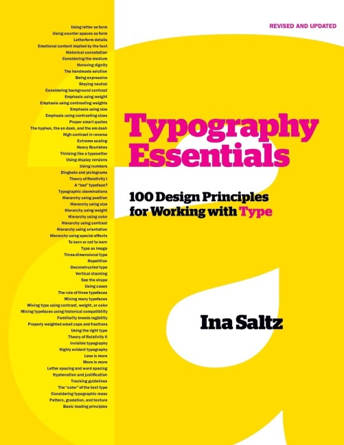 Typography Essentials Revised and Updated: 100 Design Principles for Working with Type