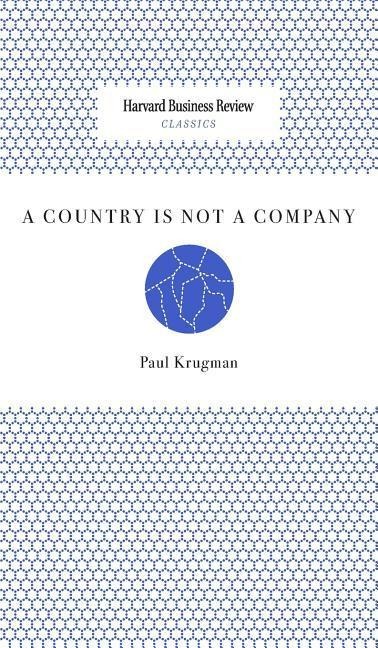 A Country Is Not a Company