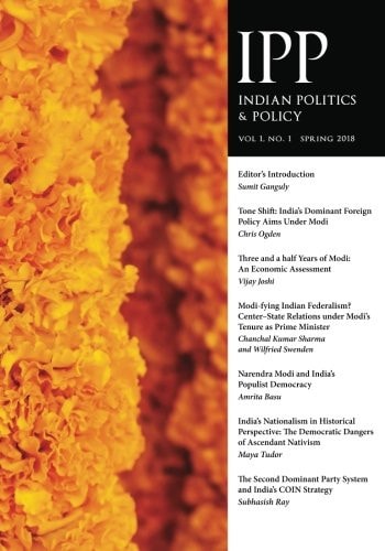 Indian Politics & Policy Vol. 1, No. 1, Spring 2018