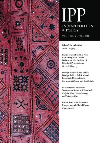 Indian Politics & Policy Vol. 1, No. 2, Fall 2018