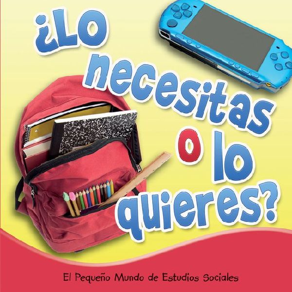 Lo necesitas o lo quieres?