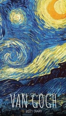 Van Gogh 2021 Diary: Slim Pocket Calendar, Week to View, Monthly Planner, Date Book with Holidays Contacts Passwords