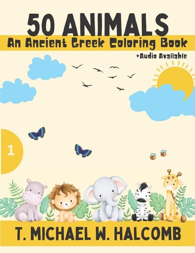50 Animals An Ancient Greek Coloring Book