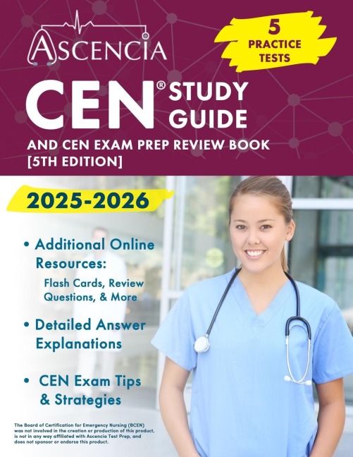 CEN Study Guide 2025-2026: 5 Practice Tests and CEN Exam Prep Review Book [5th Edition]