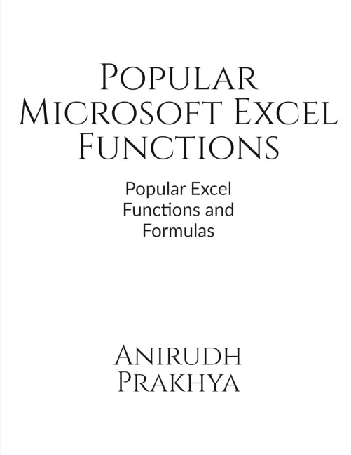 Popular Microsoft Excel Functions