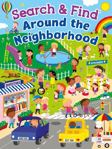 Search & Find Around the Neighborhood: Hardcover