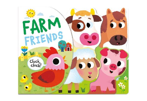 Farm Friends: Shaped Board Book