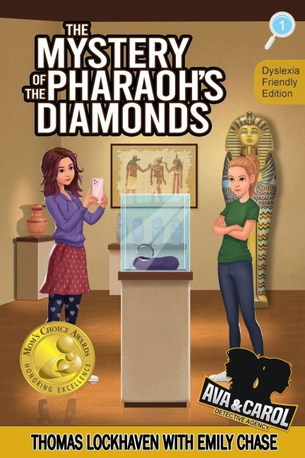The Mystery of the Pharaoh's Diamonds (Book 1) - Dyslexia-Friendly Edition: Ava & Carol Detective Agency
