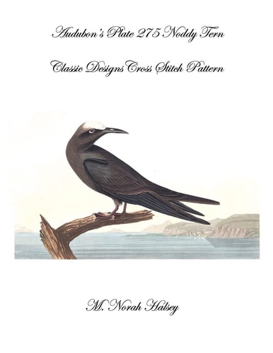 Audubon's Plate 275 Noddy Tern Classic Designs Cross Stitch Pattern