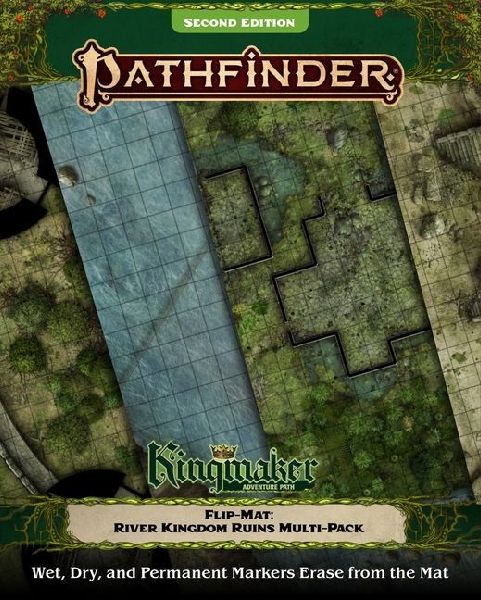Pathfinder Flipmat: Kingmaker Adventure Path River Kingdoms Ruins Multipack