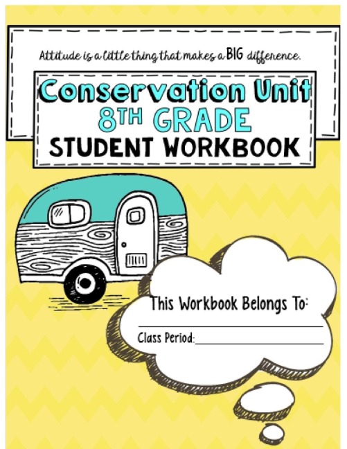 Conservation 8th Grade Guidebook Unit Workbook