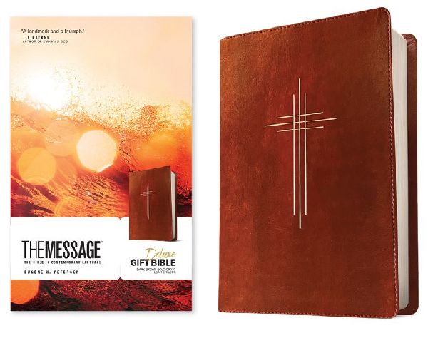 Message Deluxe Gift Bible, Dark Brown Gold: The Bible in Contemporary Language