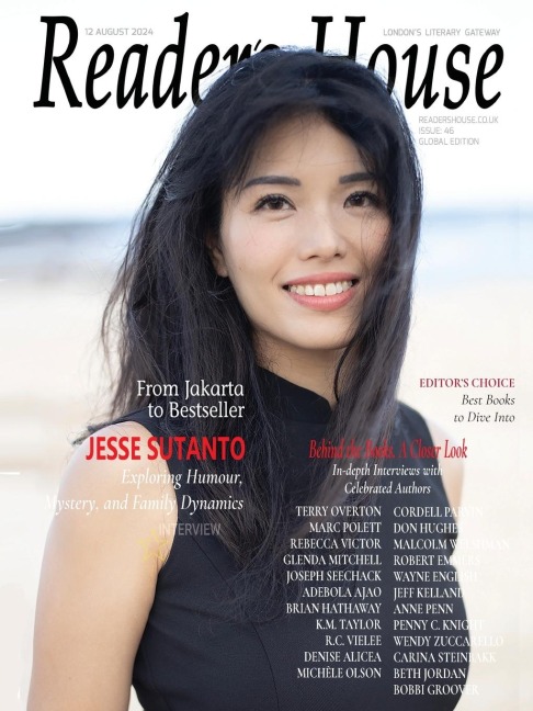 Readers House Magazine - Jesse Sutanto: Interview with Terry Overton; Marc Polett; Rebecca Victor;Glenda Mitchell; Joseph Seechack;Adebola Ajao; Brian Hathaway; Km. Taylor; R.C. Vielee;  Denise Alicea;Michèle Olson; Cordell Parvin;Don Hughes; Malcolm Wel