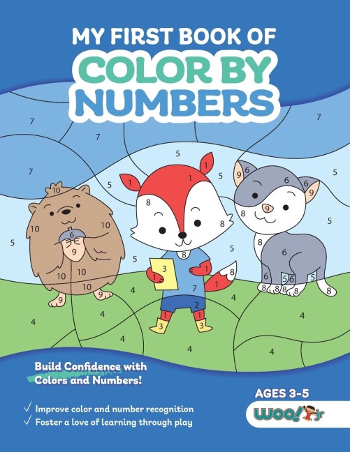 My First Book of Color by Numbers: (Build Confidence with Colors and Numbers)