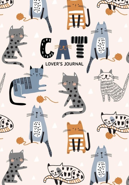 Cat Lovers Blank Journal: A Cute Journal of Cat Whiskers and Diary Notebook Pages (Cat lovers, Kittens, Daydreamers)