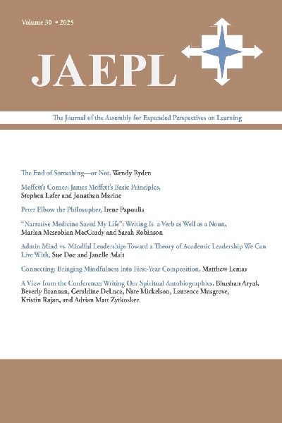 JAEPL 30 (2025): The Journal of the Assembly for Expanded Perspectives on Learning