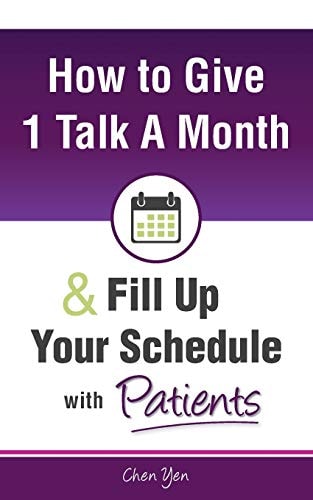 How to Give Just 1 Talk a Month and Fill Up Your Schedule with Patients