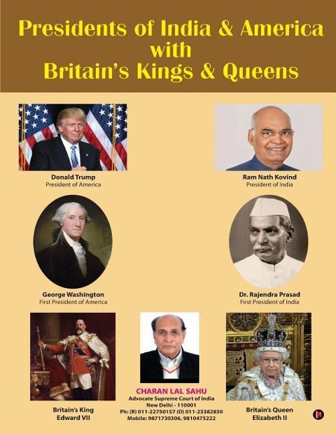 Presidents of India & America with Britains Kings & Queens