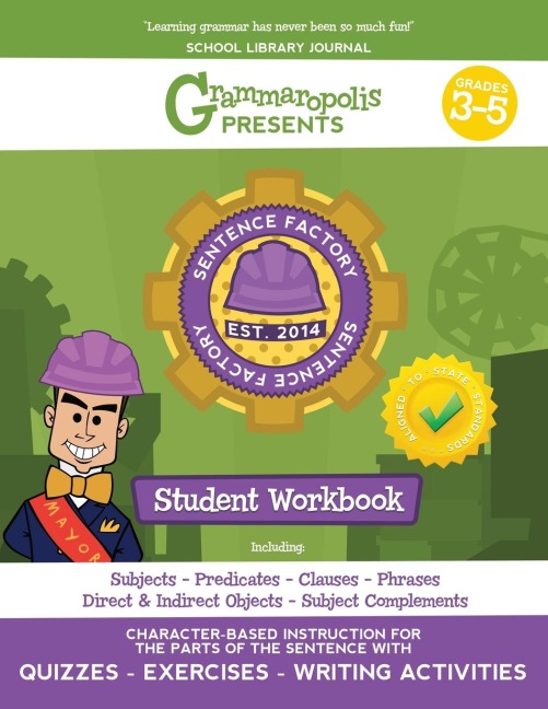 The Parts of the Sentence Workbook, Grades 3-5